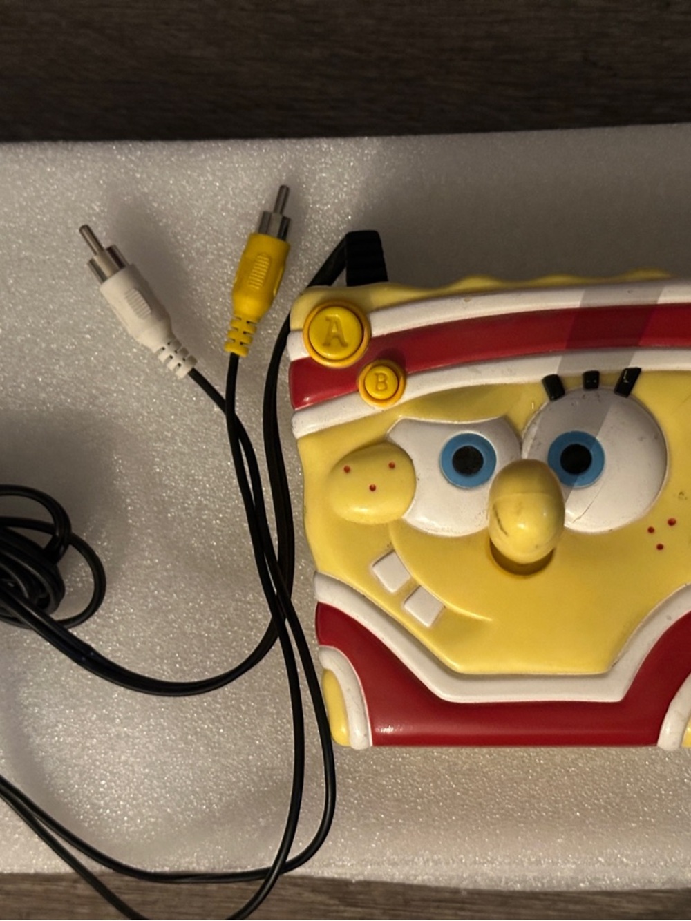 SpongeBob Plug-In AV Game Console - Yellow & Red
